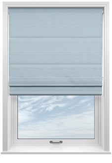 Windermere, Mineral - Twist&Fit Roman Blind